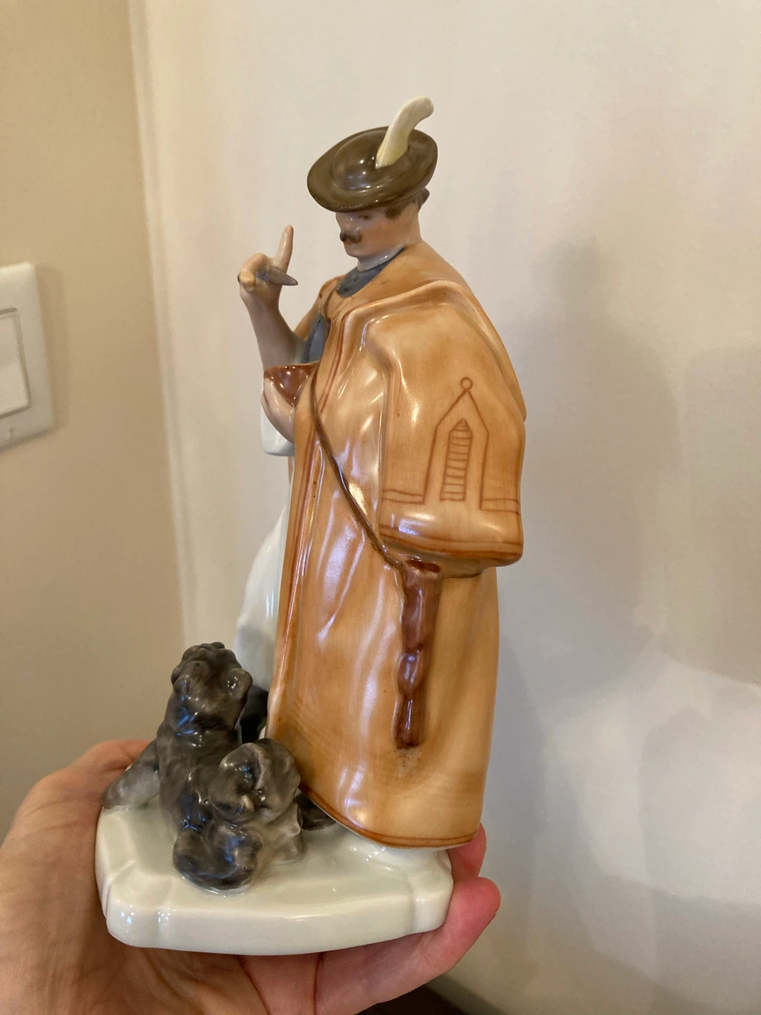 Herend Porcelain Figurine - shepherd with Dog - photo 2
