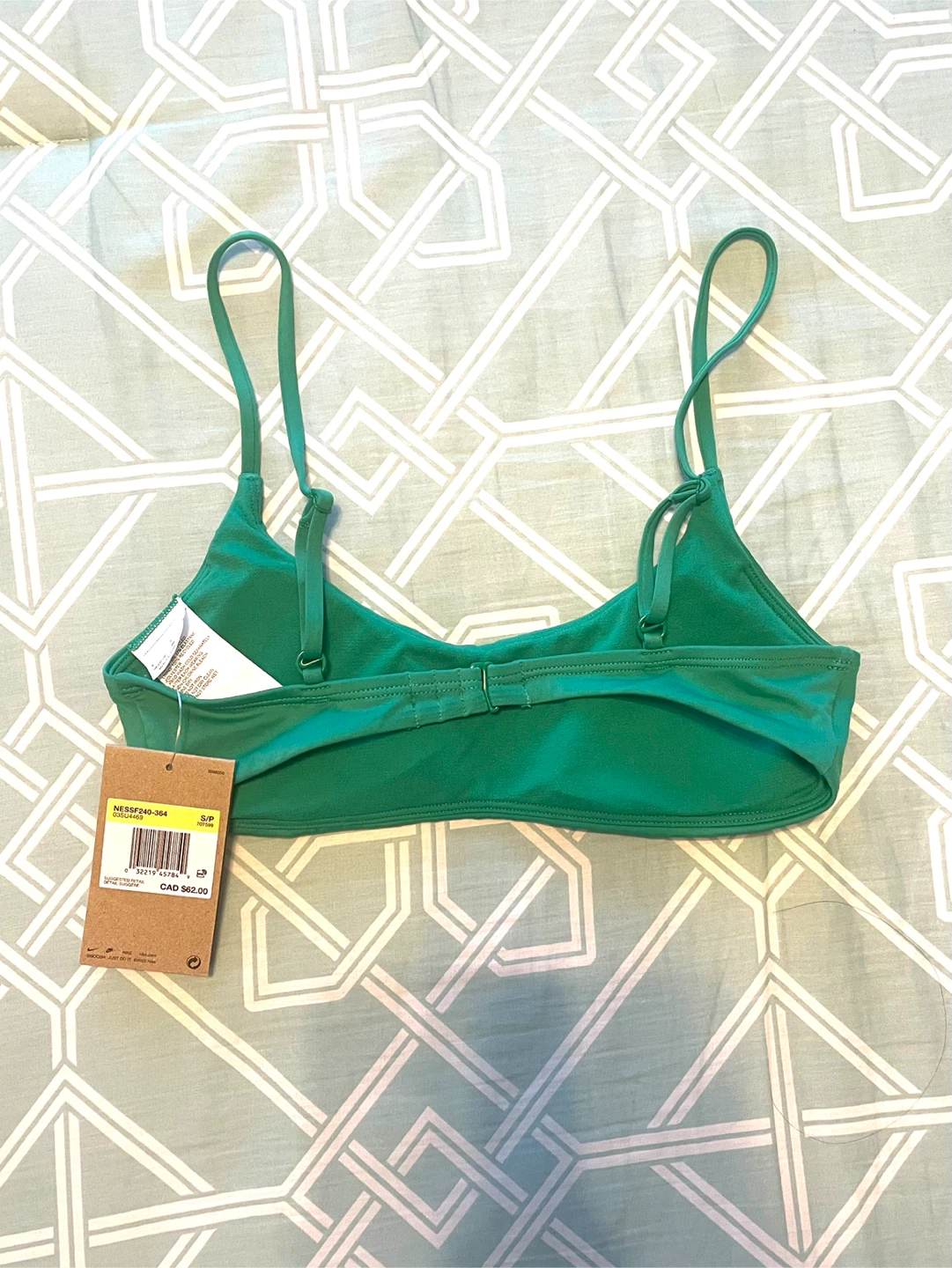 nike swim green bikini top - photo 2