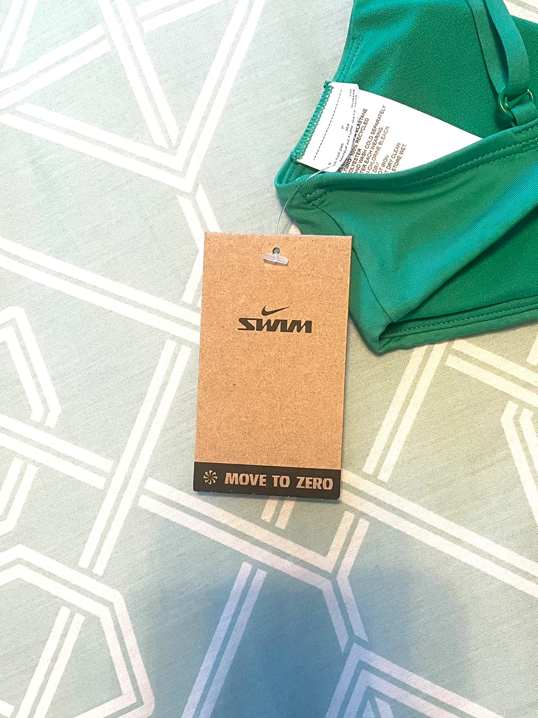 nike swim green bikini top - photo 3