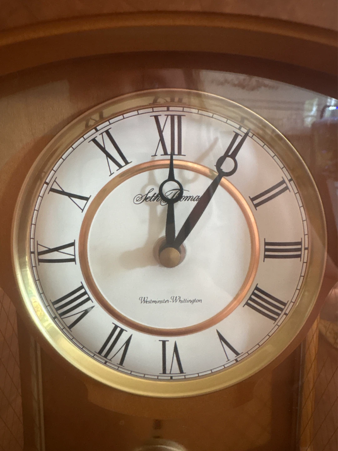 Seth Thomas Westminister-Whittington Mantel Clock - photo 2