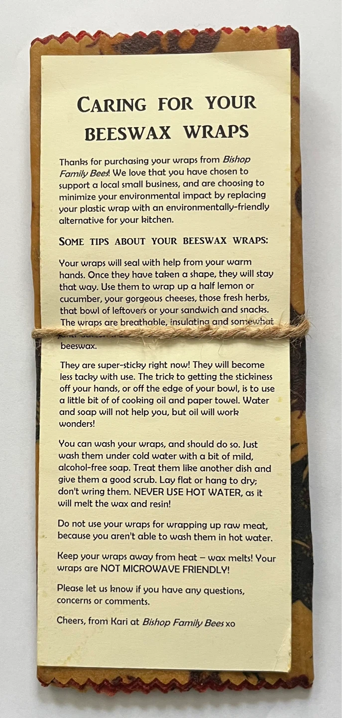 Beeswax Wraps - photo 2