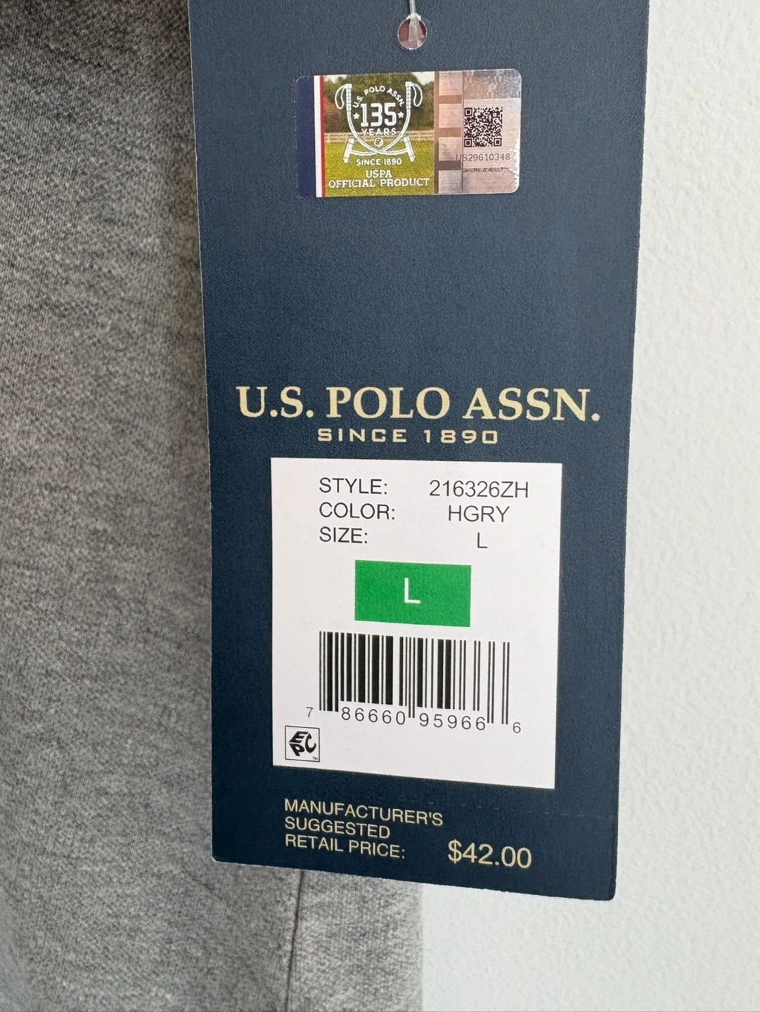 NWT U.S. Polo Assn. Women’s Tipped Polo Dress - Size L - photo 4