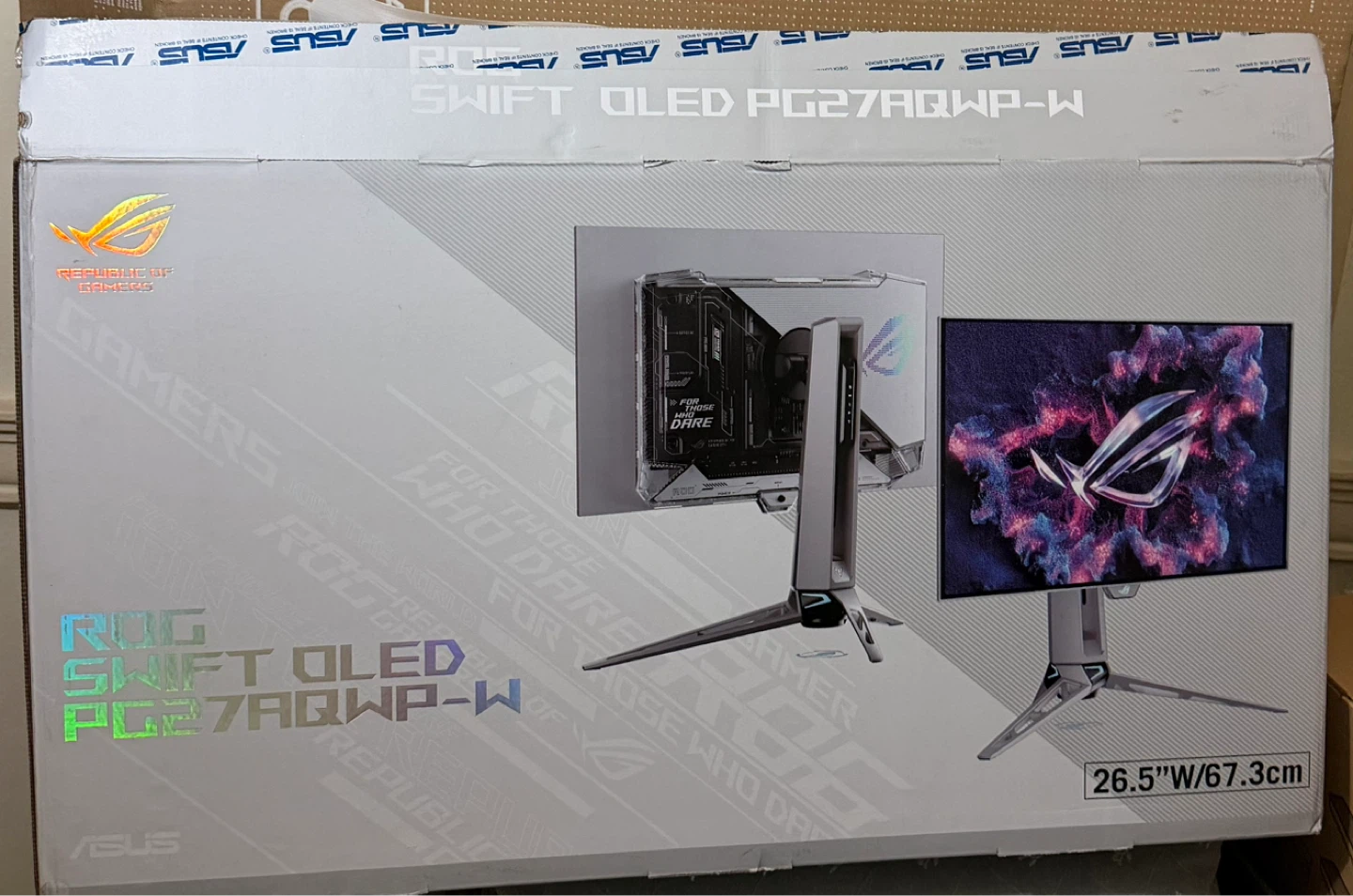 ASUS ROG Swift OLED PG27AQWP-W Gaming Monitor - photo 4