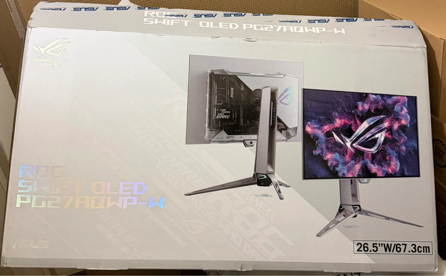 ASUS ROG Swift OLED PG27AQWP-W Gaming Monitor - photo 5