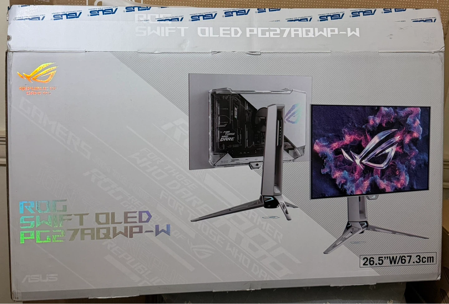 ASUS ROG Swift OLED PG27AQWP-W Gaming Monitor - photo 3