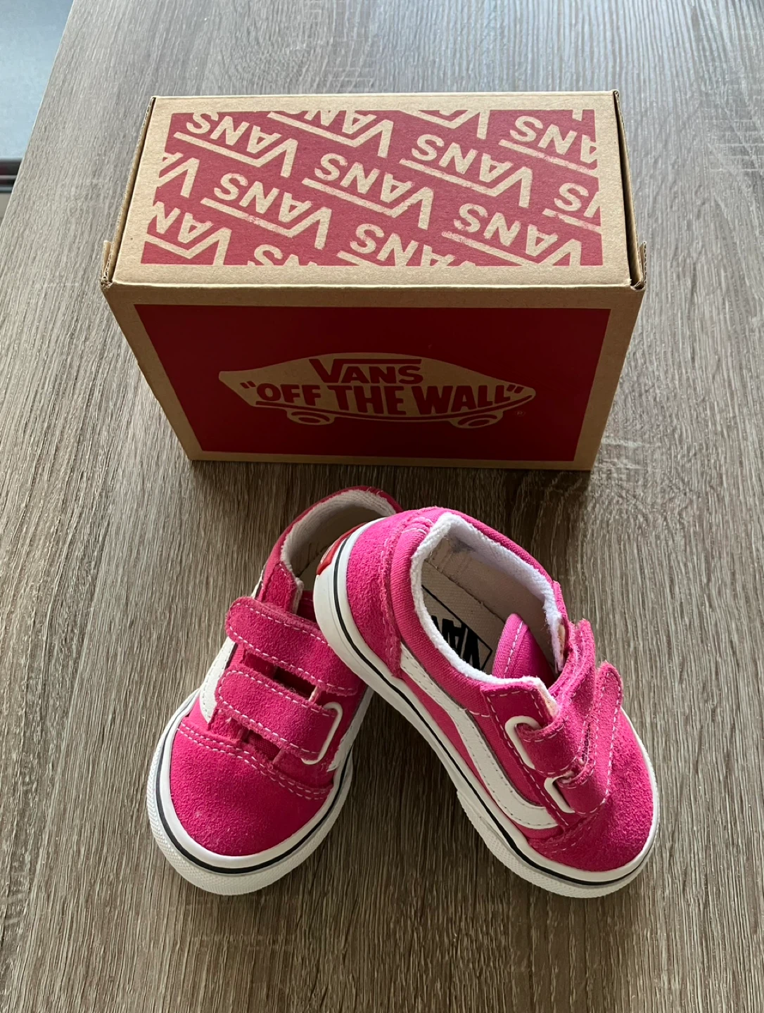 Toddler Vans "Off The Wall" Shoes - Pink - Size 5 Toddler - photo 4
