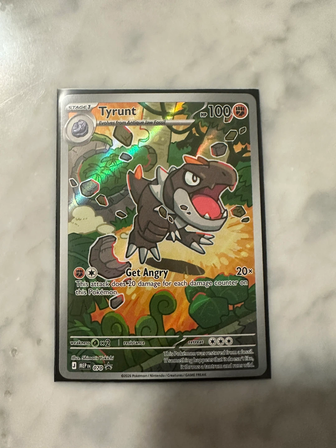 Pokemon Trading Card - Tyrunt