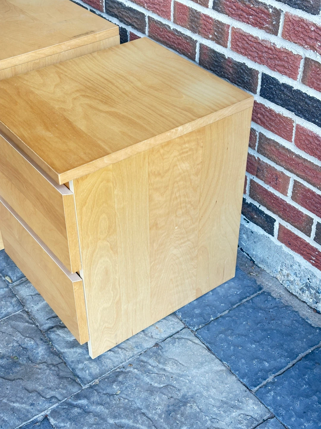 Wood 2-Drawer Nightstands (Set of 2) - photo 4