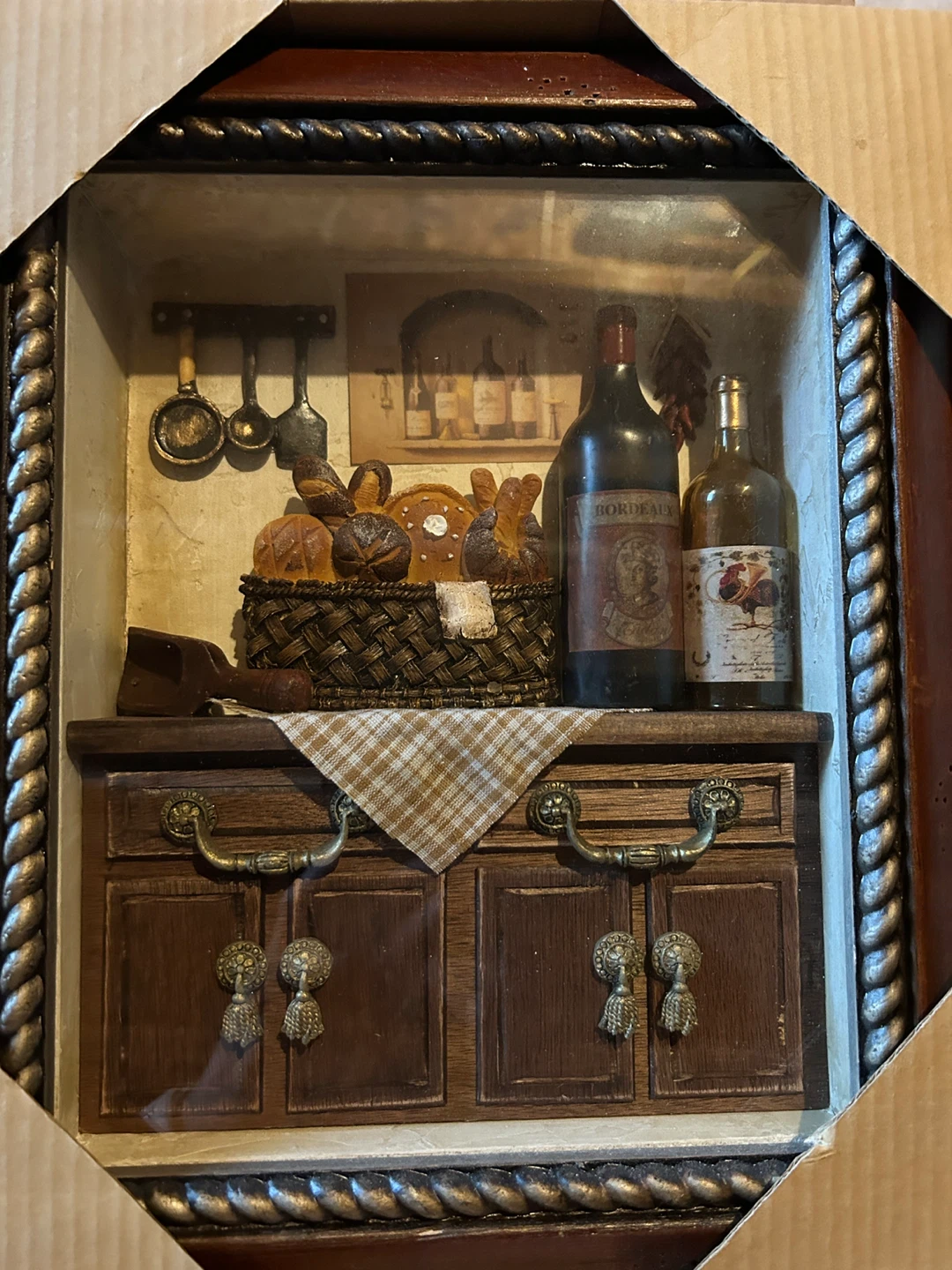 Decorative Kitchen Wall Art Shadow Box