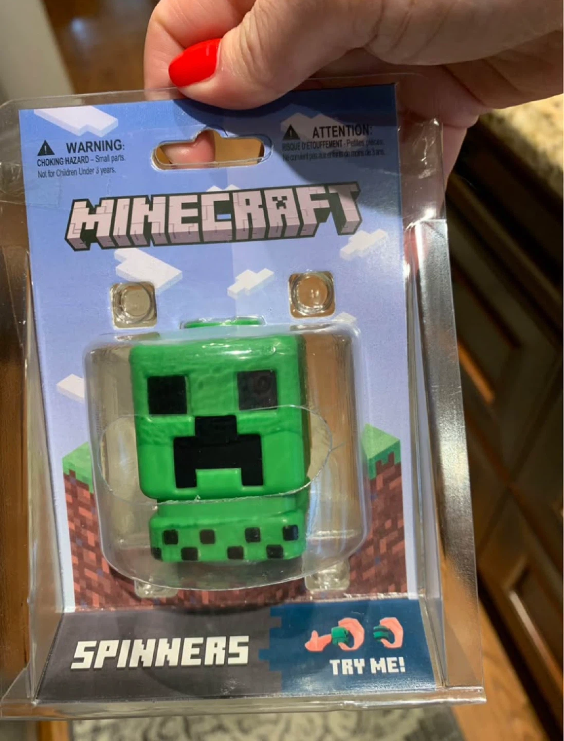 Minecraft Creeper Spinners Toy ⚽️