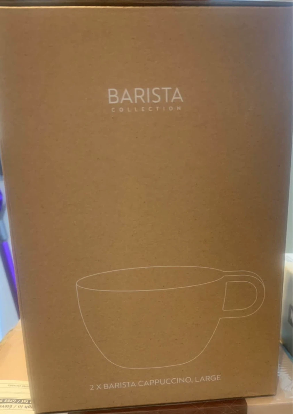 Nespresso ⚽️ Large Barista Cappuccino Cups Set of 2 - photo 3