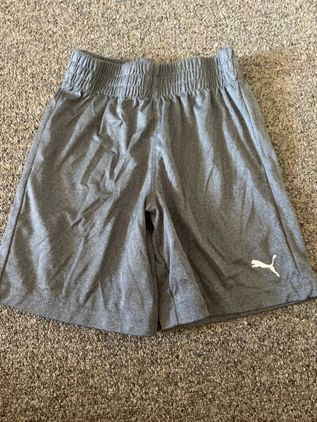 Puma Boys Grey Athletic Shorts Size 4