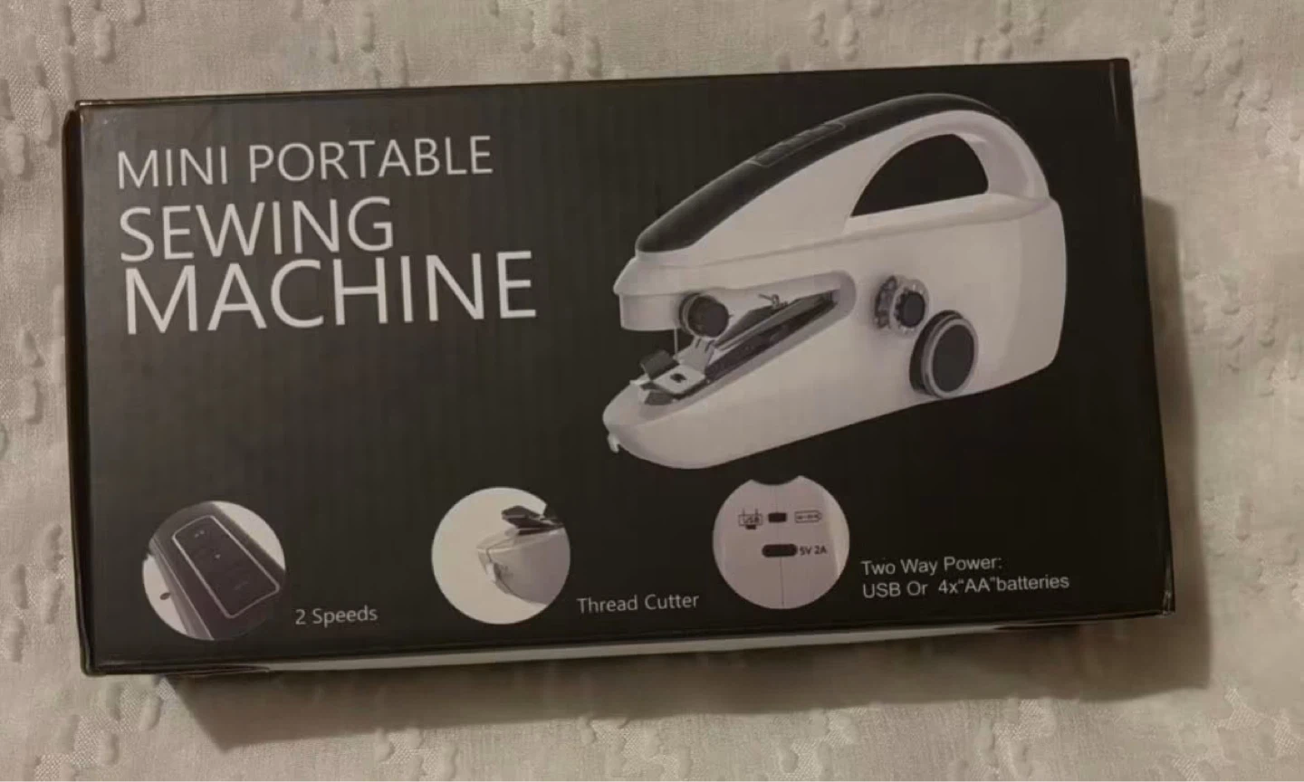 Mini Portable Sewing Machine - 2 Speeds, USB/Battery Powered