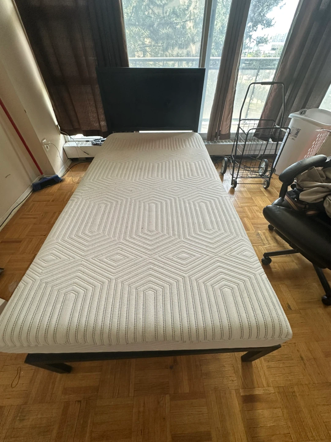 Twin Bed Frame with Mattress - photo 2