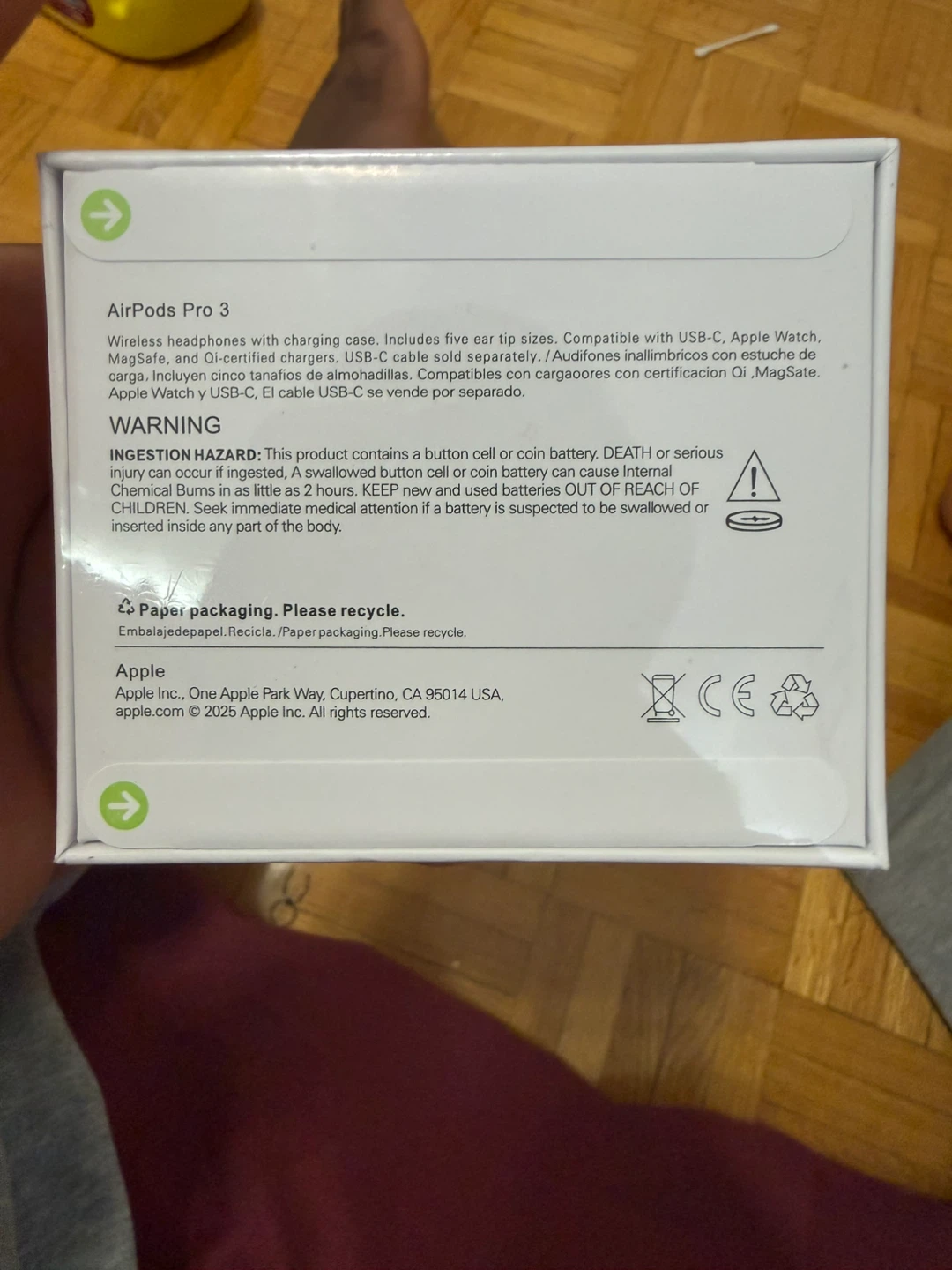 Apple AirPods Pro 3 Wireless Earbuds with Charging Case - photo 2