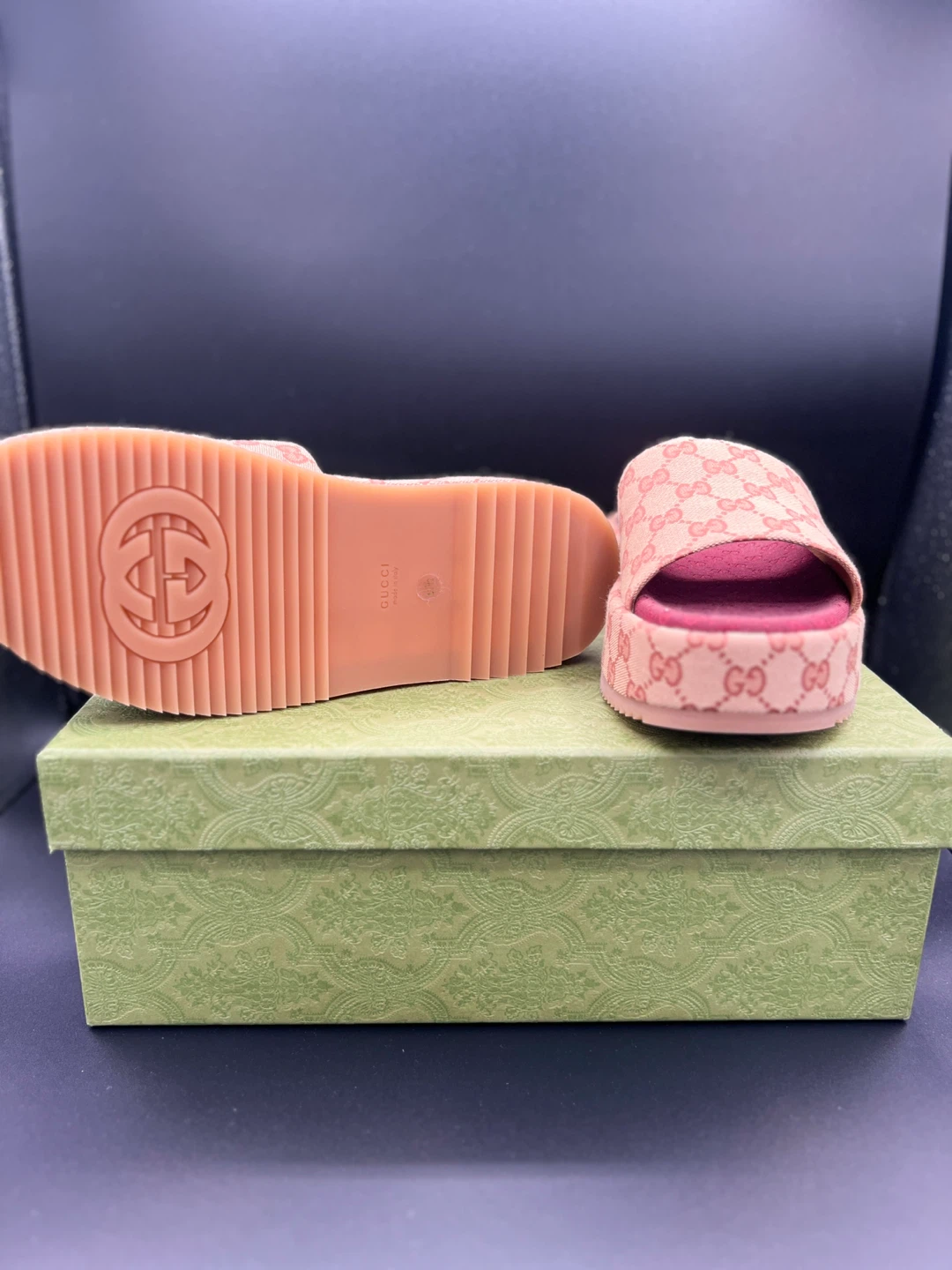 Authentic Gucci Slides Platform Sandals - photo 2
