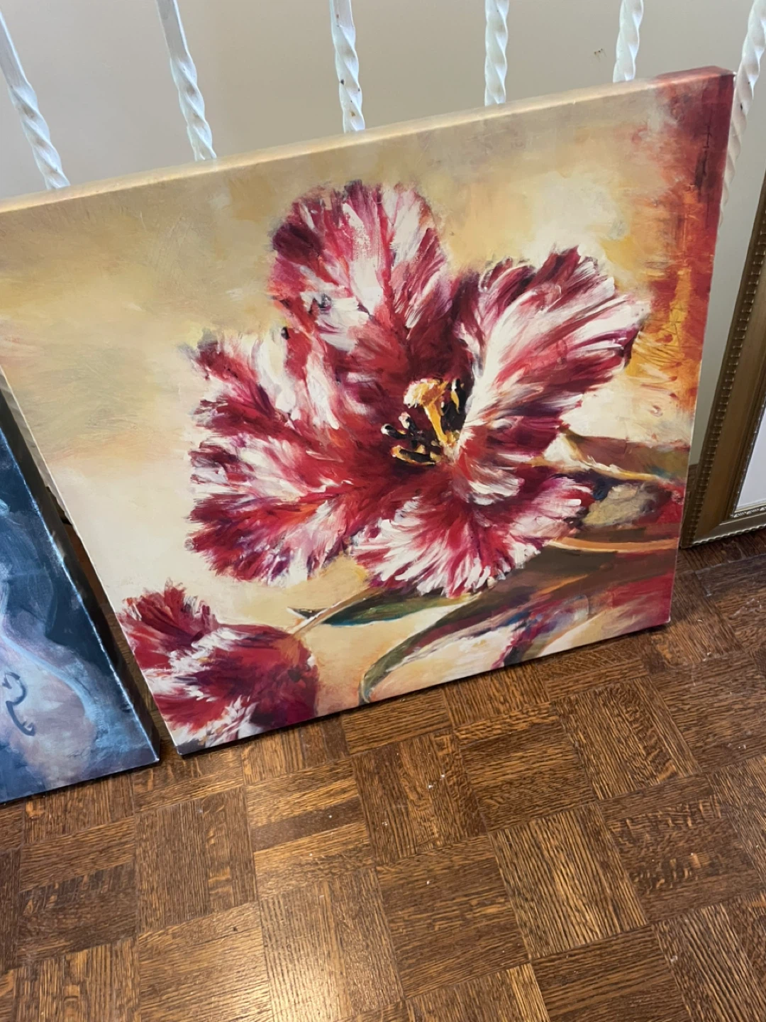 Parrot Tulip Floral Painting