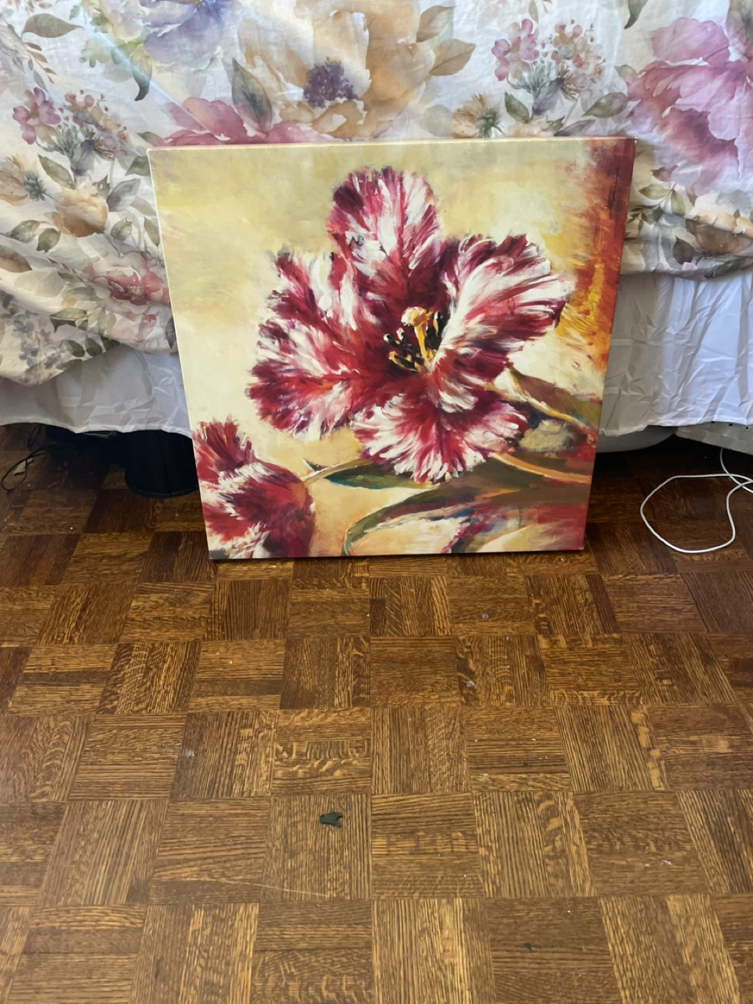 Parrot Tulip Floral Painting - photo 2