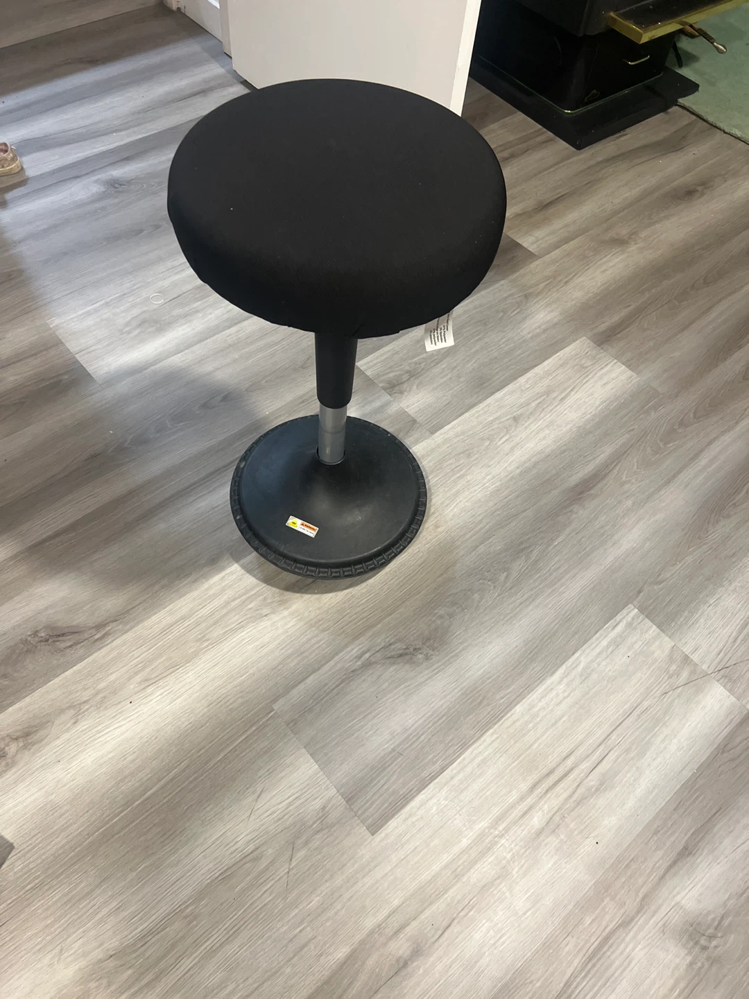 Black Adjustable Stool