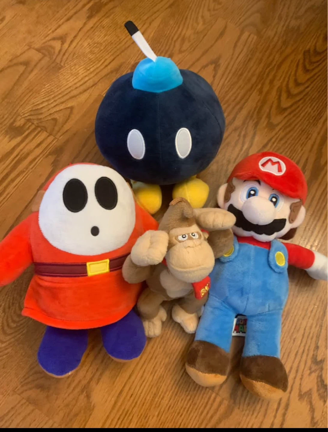 Nintendo ⚽️ Mario, Shy Guy, Bob-omb, and Donkey Kong Plush Toys