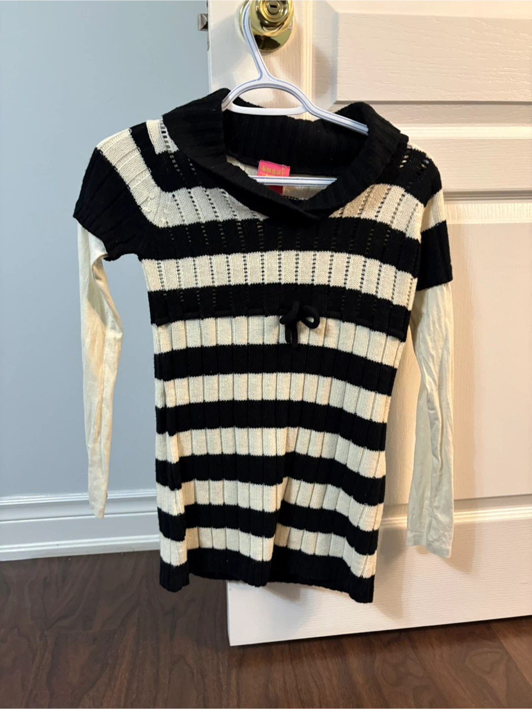 Susy striped long-sleeve top