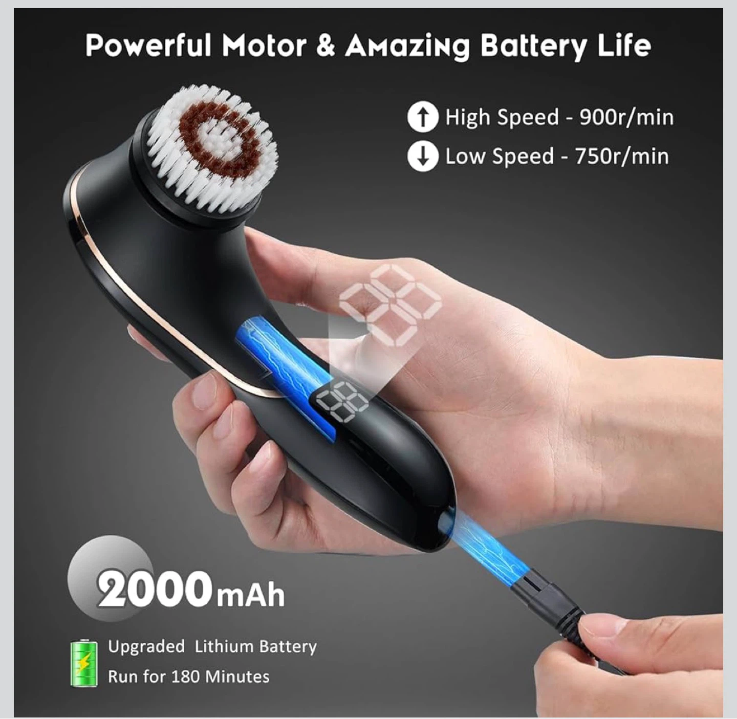 Gaurins Electric Facial Cleansing Brush - photo 2