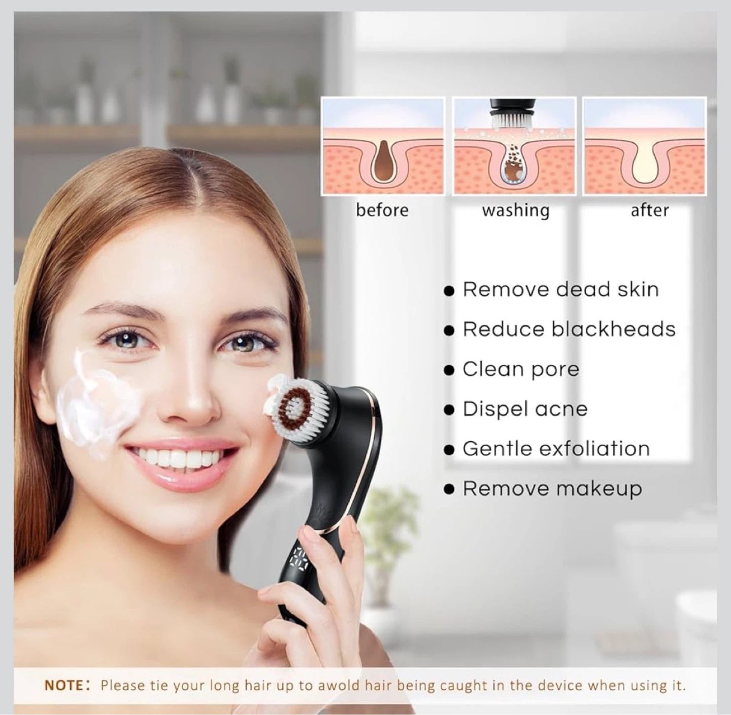 Gaurins Electric Facial Cleansing Brush - photo 3