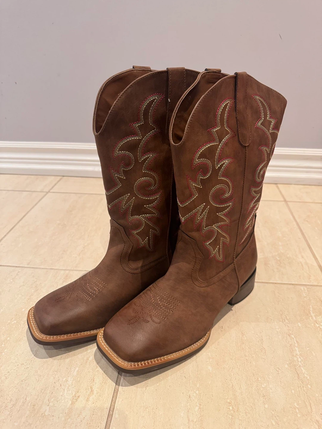 She Sole Cowboy Boots - Brown - photo 2