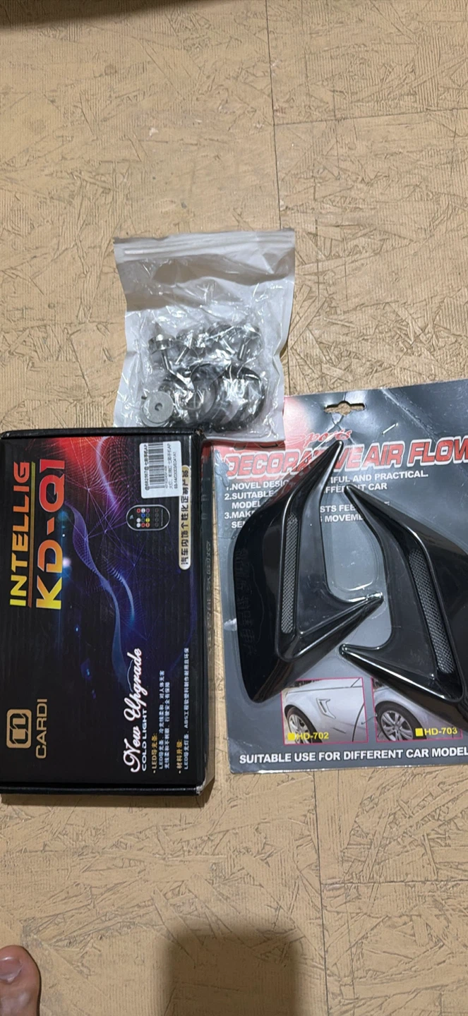 R Sports Decorative Air Flow Vents & Intellig KD-Q1 LED Lights - photo 3