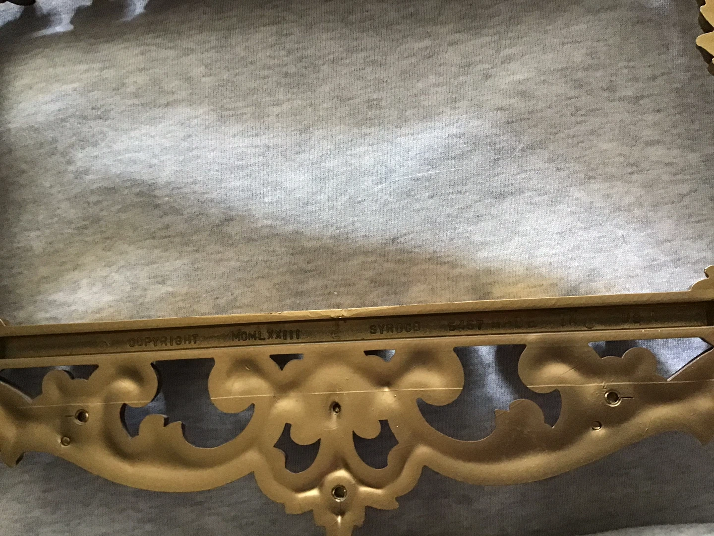 Syroco Gold Ornate Frame for holding spoons - photo 3