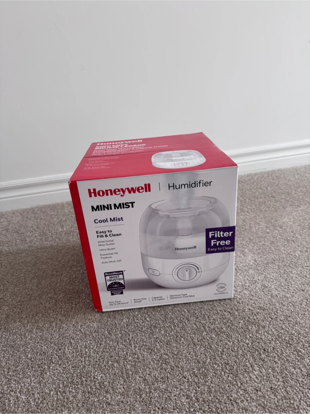 Honeywell Mini Mist Cool Mist Humidifier