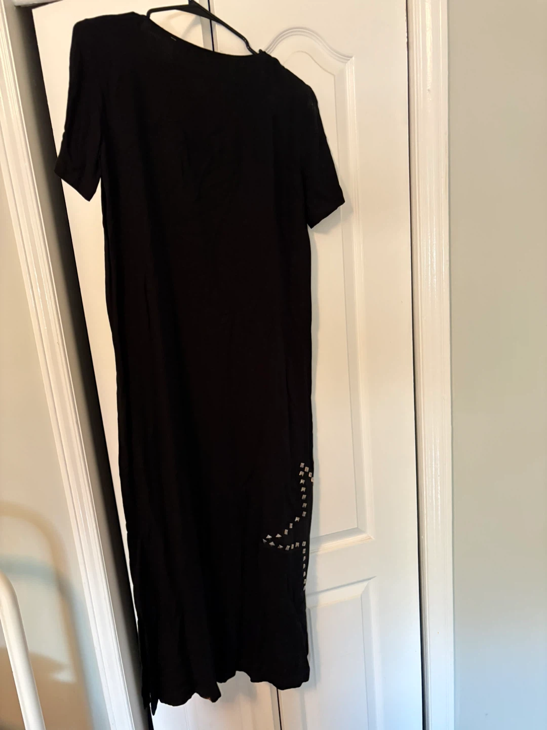 Love Moschino Black Studded Star Maxi Dress - photo 4