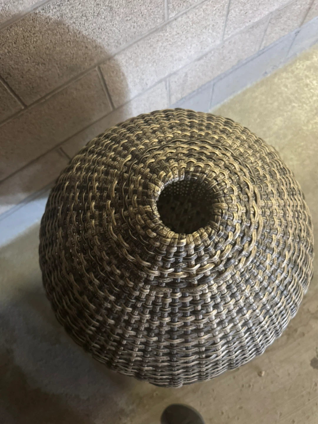Woven Egg Shaped Pet Bed with Swivel Base - photo 2