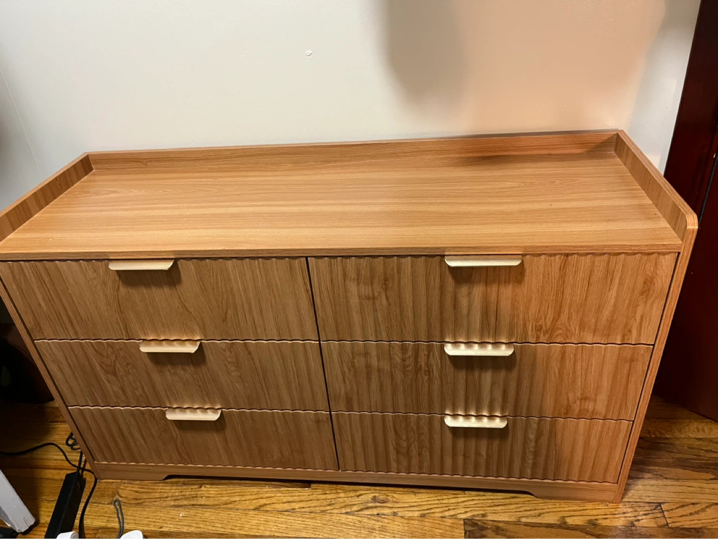 Wooden 6-Drawer Dresser