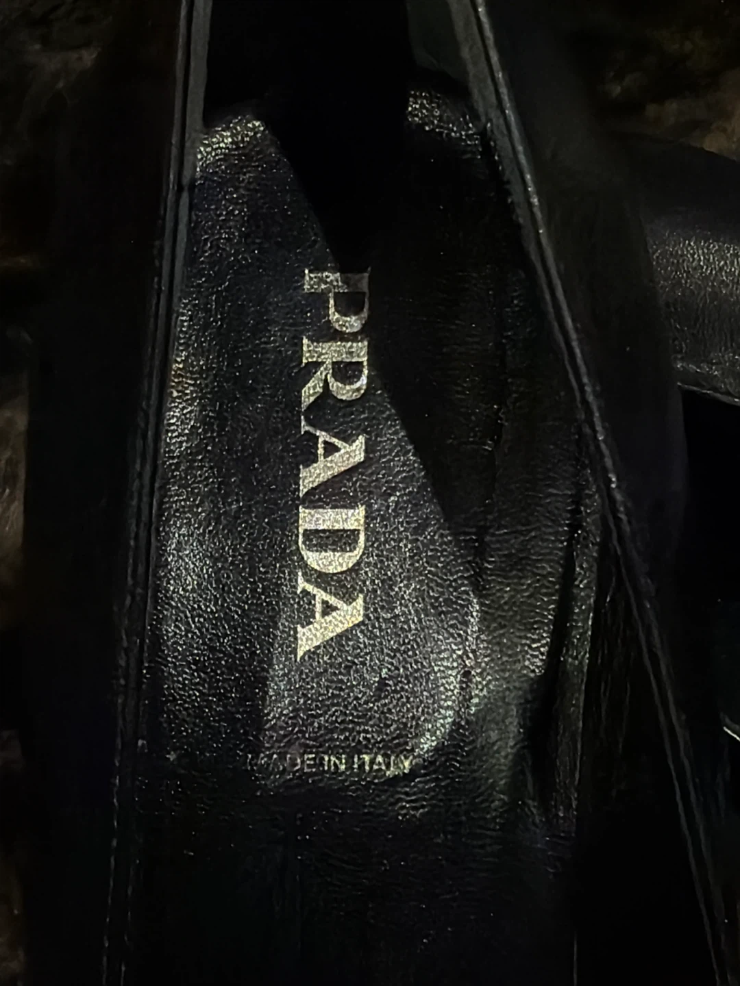 Prada Black Leather Pointed-Toe Heels Size 40 - photo 2