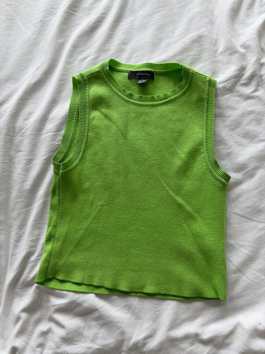 Primark Green Sleeveless Knit Top