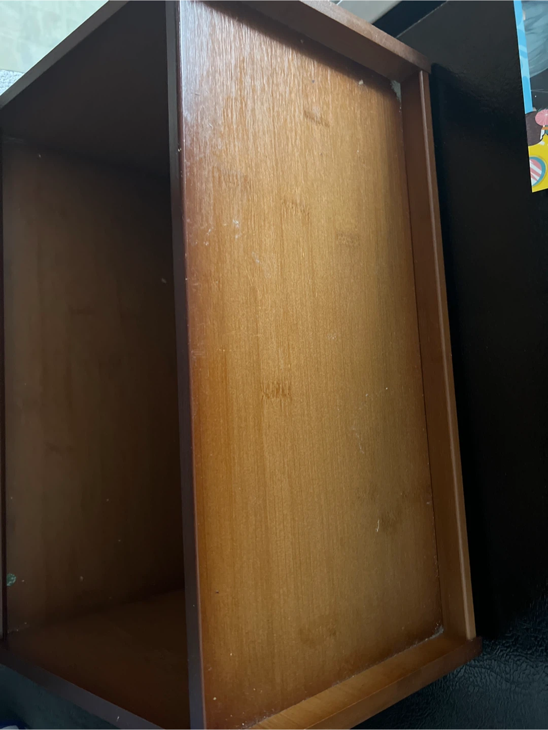 Wooden Bread Box with Glass Door - photo 3