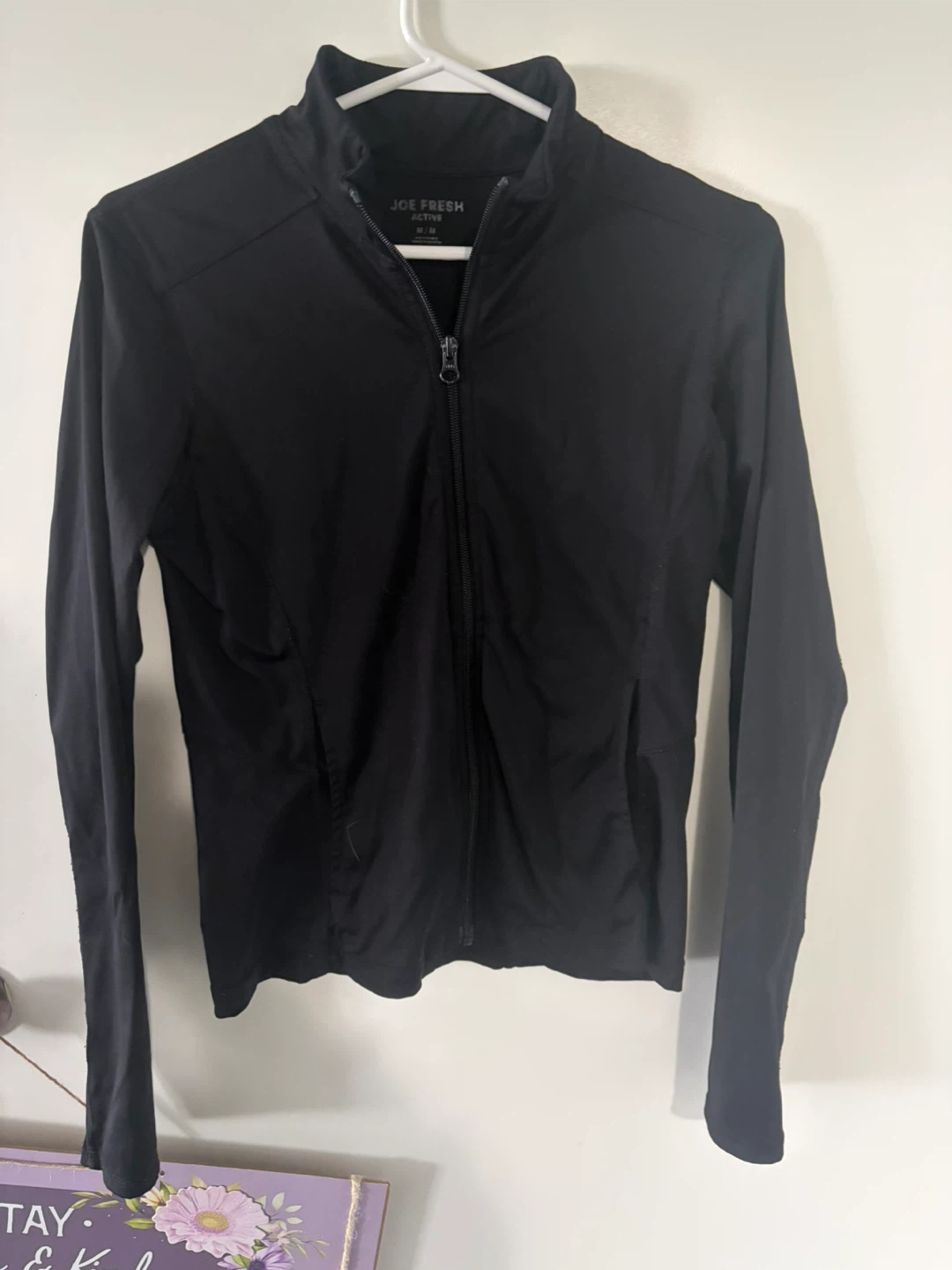Joe Fresh Active Black Full Zip Jacket M/M