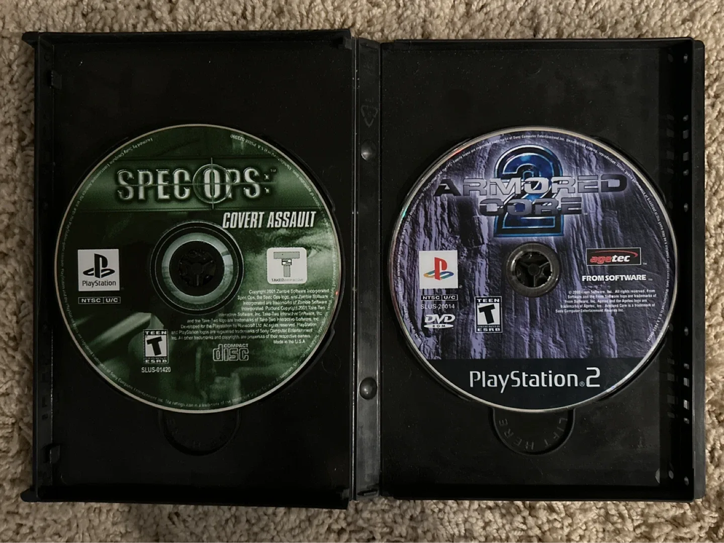 Armored Core 2 and Spec Ops: Covert Assault