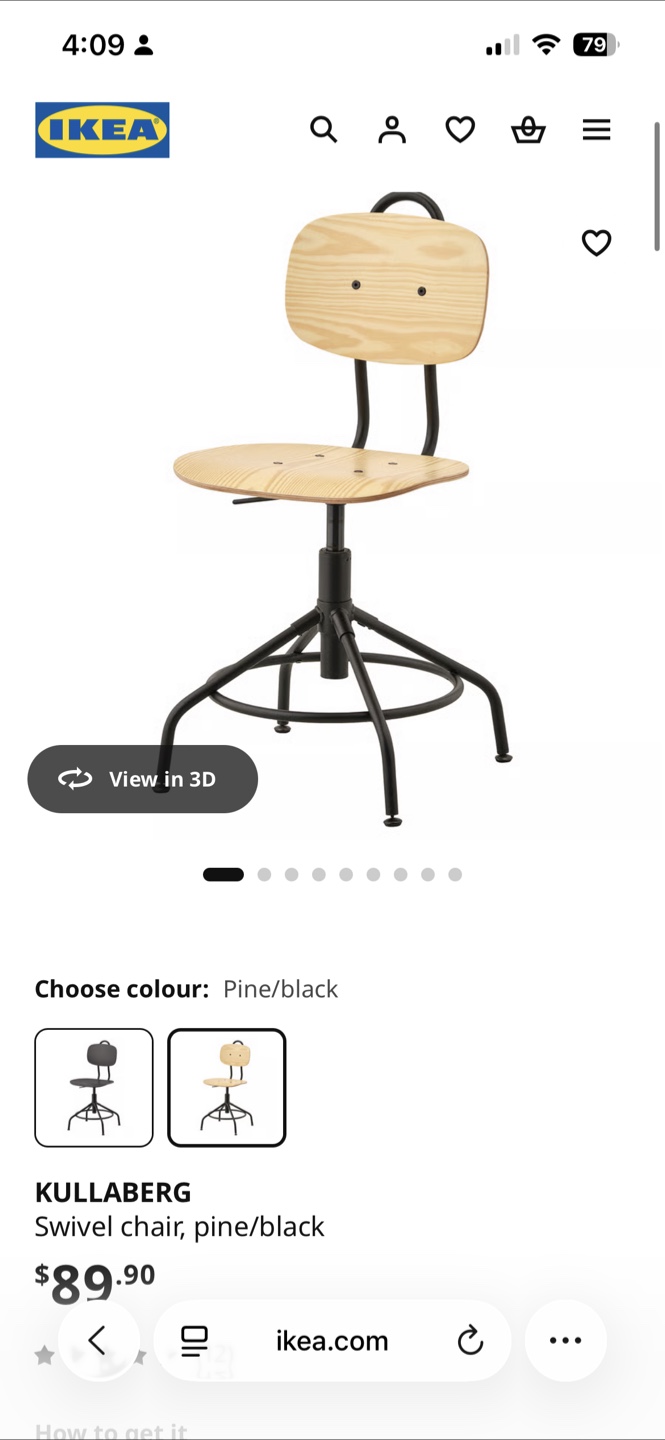 IKEA KULLABERG Swivel Chair - photo 3