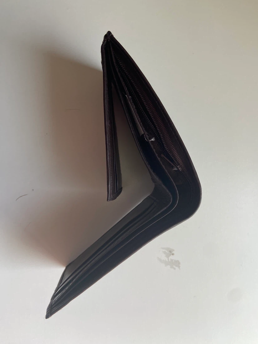 Brown Leather Bi-Fold Wallet - photo 4