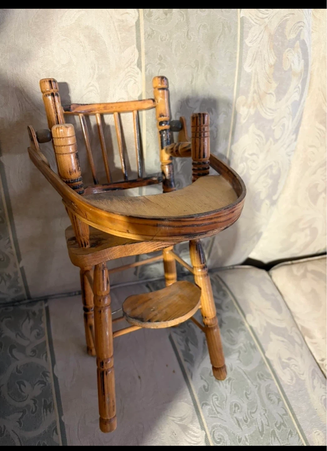 Wooden Doll High Chair