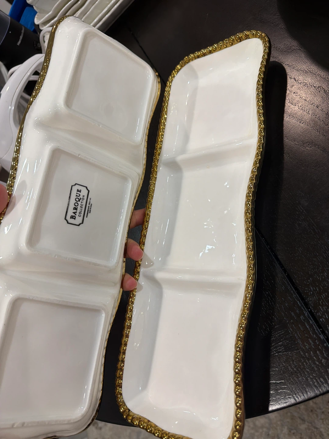 Baroque Collection Divided Serving Dish