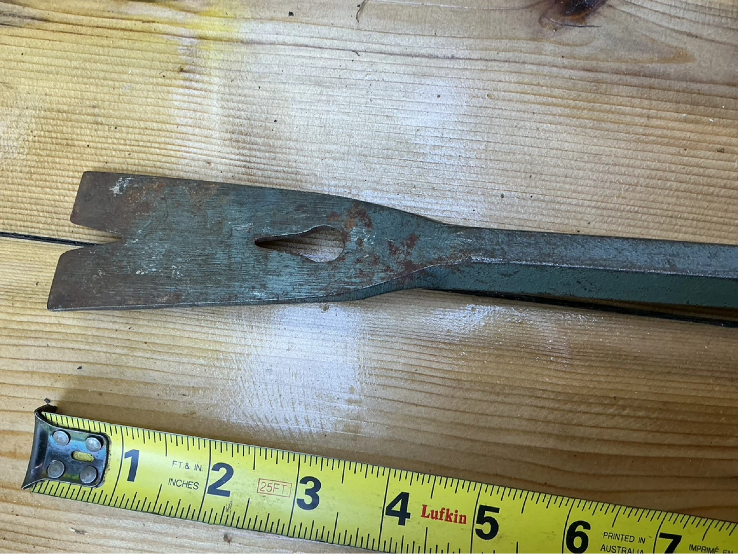 Vintage CRAFTSMAN 18” Rip Bar Nail Puller Pry Bar Wrecking Bar - photo 2