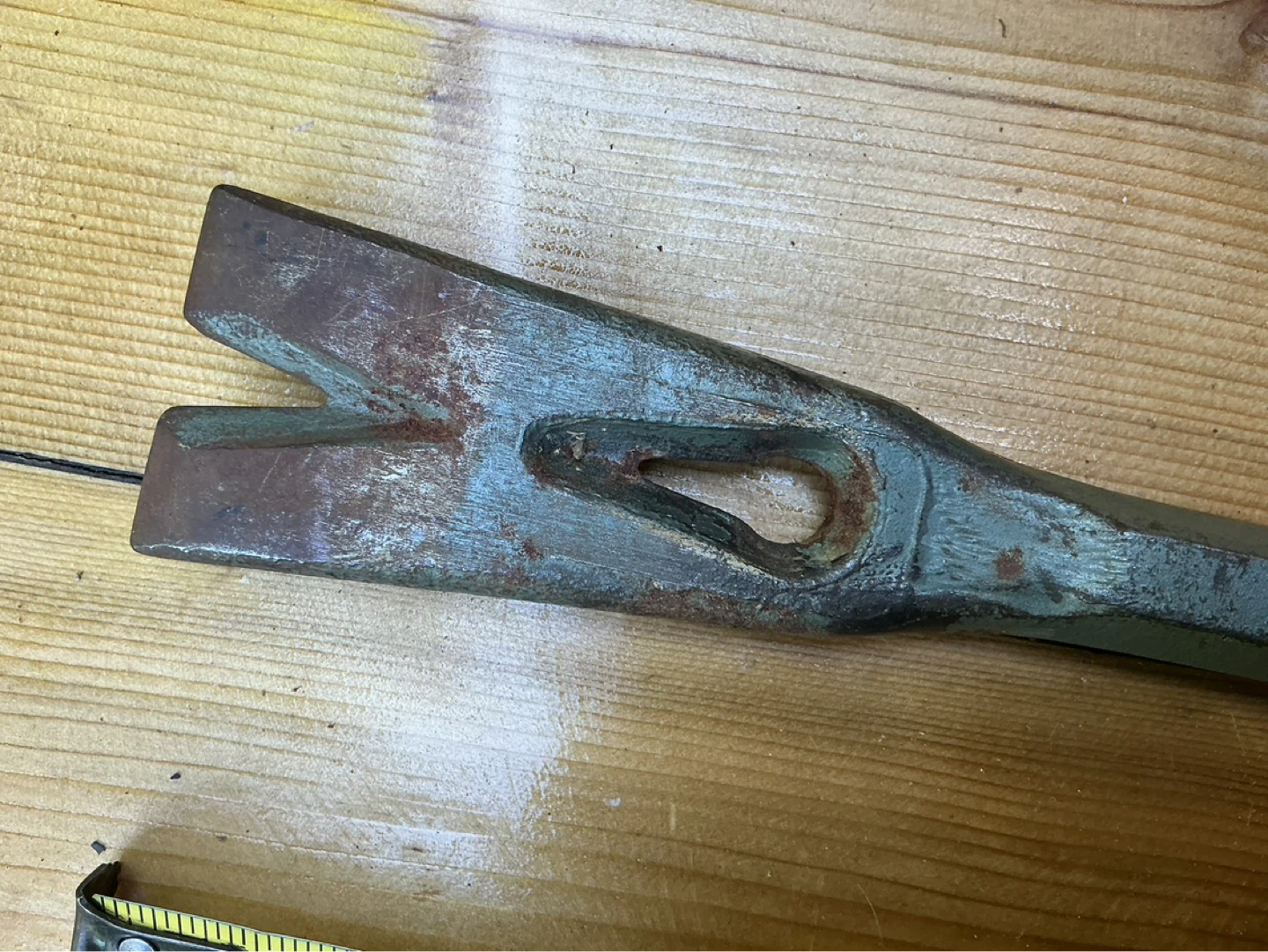 Vintage CRAFTSMAN 18” Rip Bar Nail Puller Pry Bar Wrecking Bar - photo 5