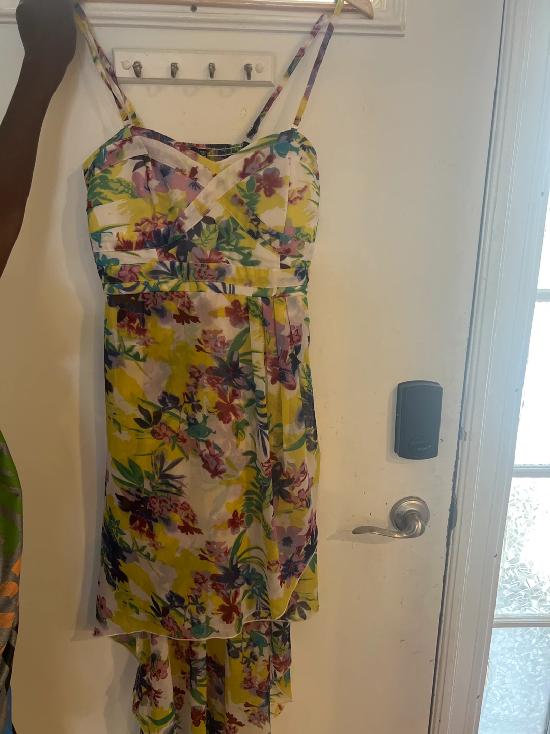 Floral Print Spaghetti Strap Dress