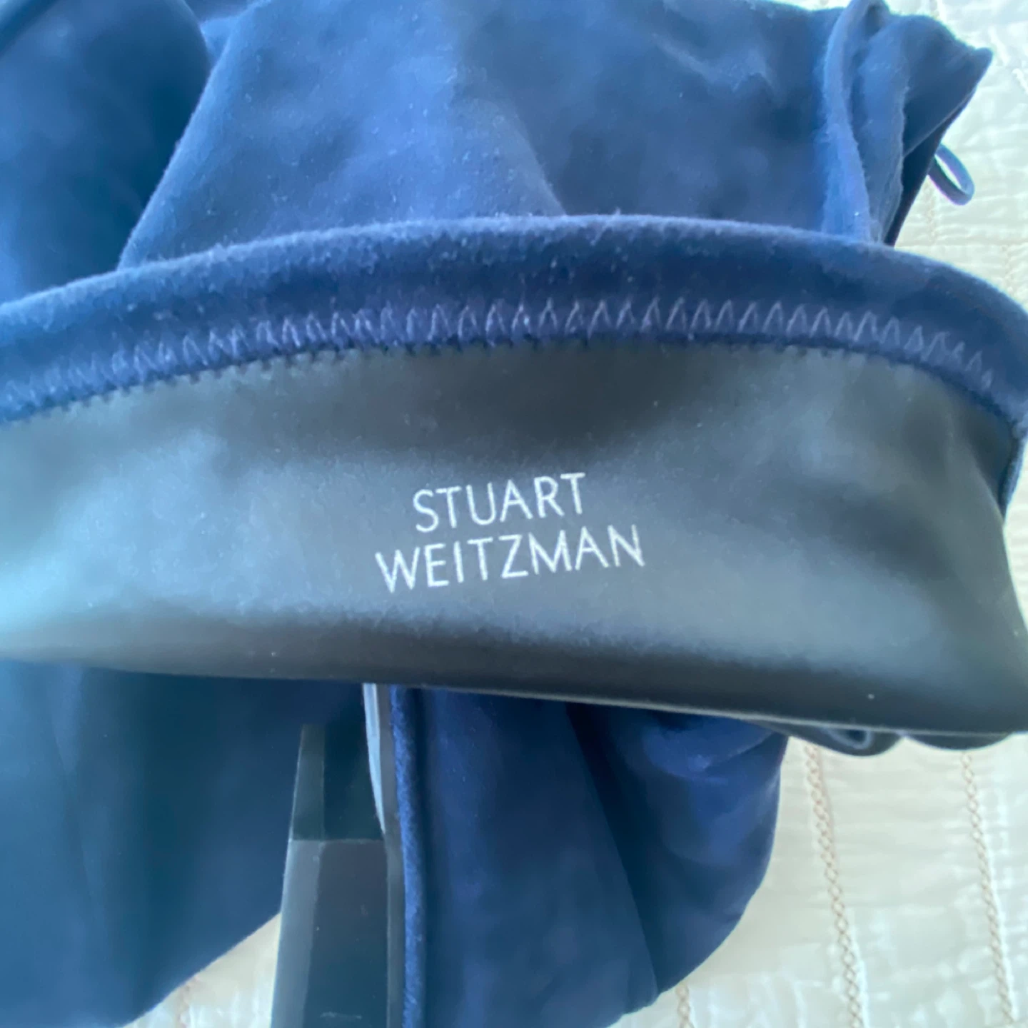 Stuart Weitzman Navy Suede Over-the-Knee Boots Size 41 - photo 5