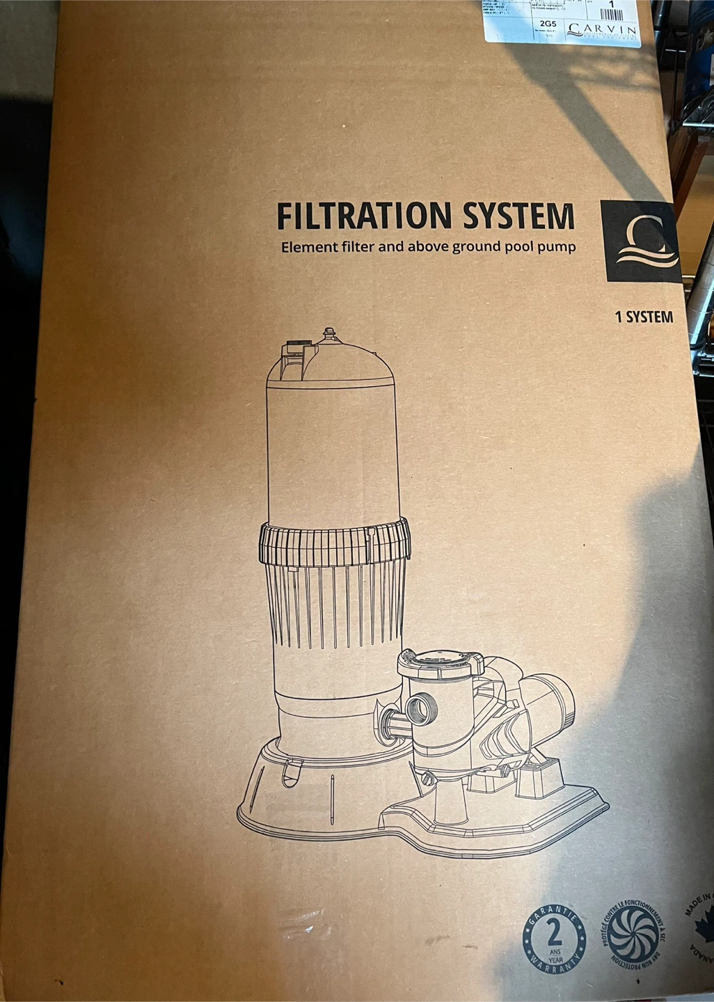 Carvin Filtration System - photo 2