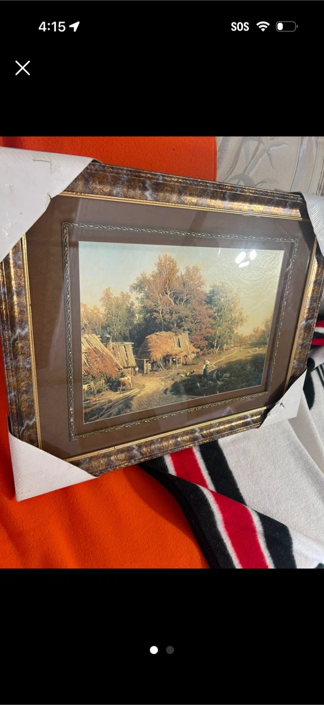 Framed Landscape Painting