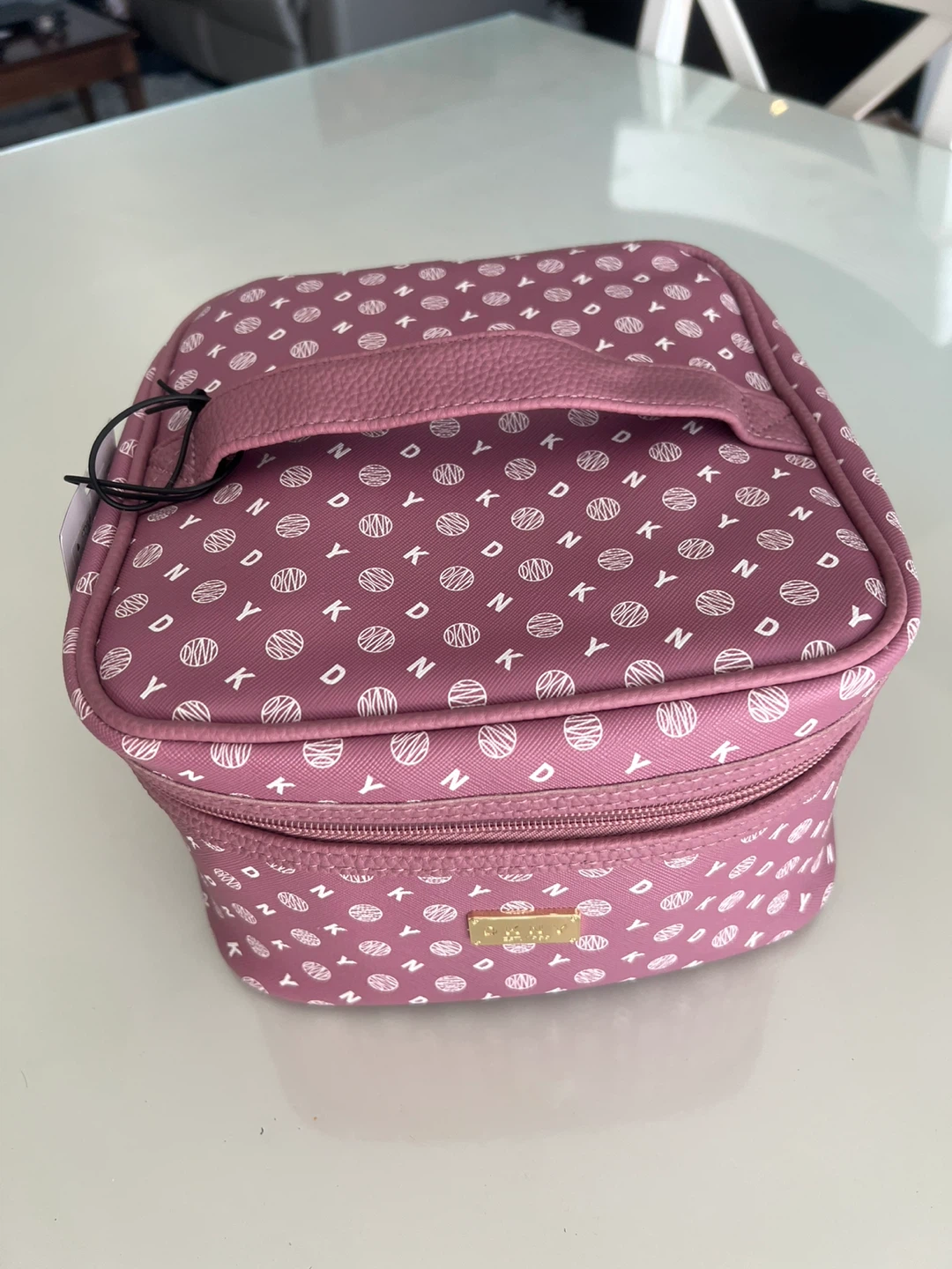 DKNY Pink Logo Cosmetic Bag - photo 3